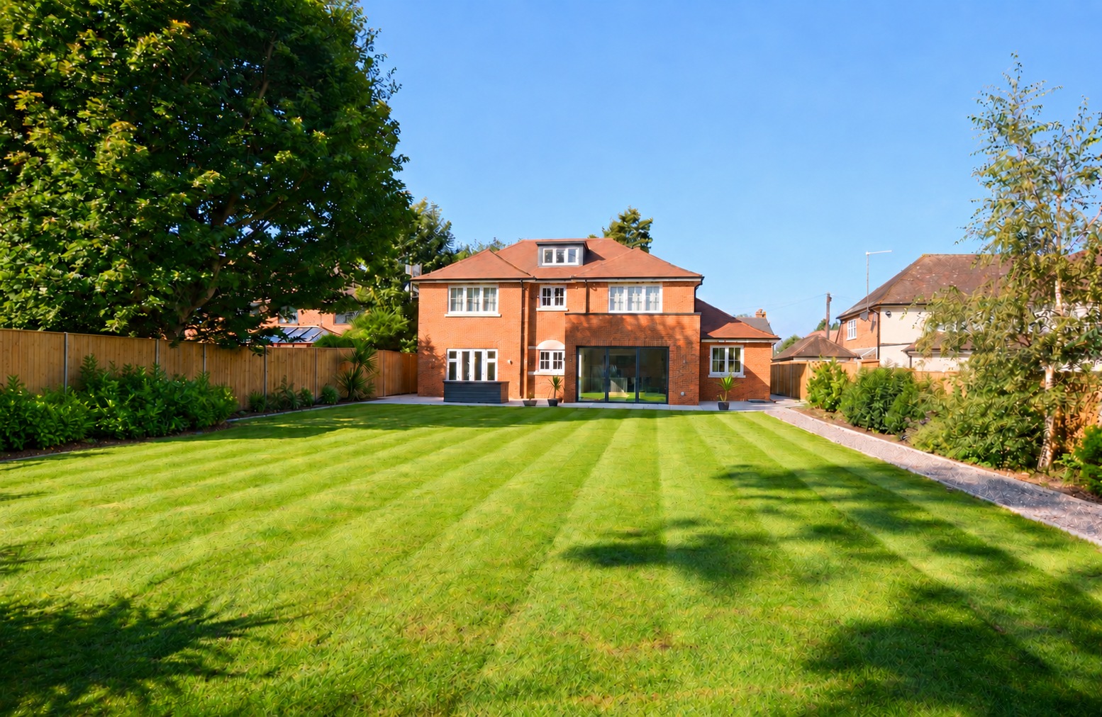 East Horsley rear garden
